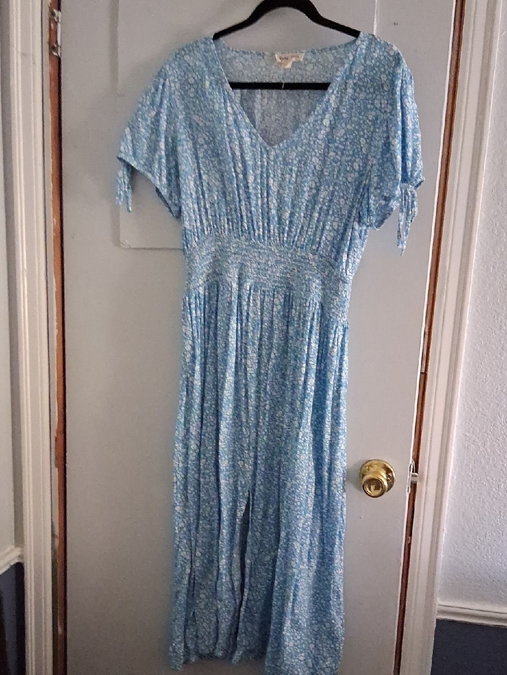 Blue And White Dress